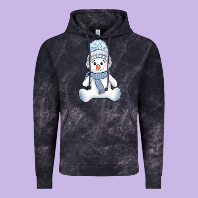 Winter Snowman Vintage Hoodie Designed By Adodesignshop