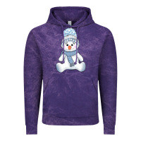 Cloud Purple winter snowman Vintage Hoodie - AdoDesignShop