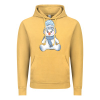 Vintage Mustard winter snowman Vintage Hoodie - AdoDesignShop