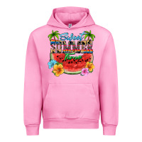 Fuchsia Pink Sweet summer time Urban Hoodie - FaDigitalArtStudio