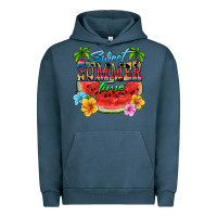 Pigment Midnight Navy Sweet summer time Urban Hoodie - FaDigitalArtStudio
