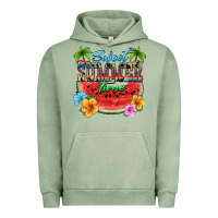 Pigment Oil Green Sweet summer time Urban Hoodie - FaDigitalArtStudio