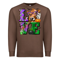 Chestnut love cow halloween tbw Premium Sweatshirt - texasbilliewilder
