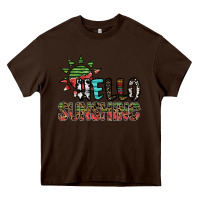 Chocolate Brown hello sunshine Heavy Core Tee - SublimationCraftShop