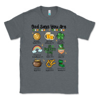 Charcoal Heather god says you are st patrick's day Classic Tee - MaliasSmallBusiness