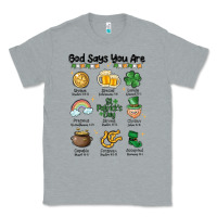 Heather Grey god says you are st patrick's day Classic Tee - MaliasSmallBusiness
