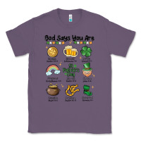 Lavender god says you are st patrick's day Classic Tee - MaliasSmallBusiness