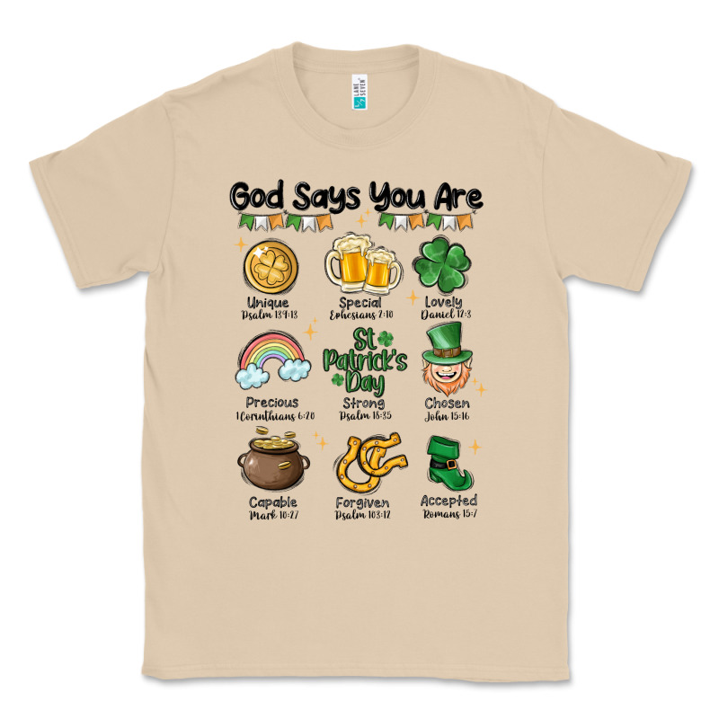 God Says You Are St Patrick's Day Classic Tee by MaliasSmallBusiness | Teevron