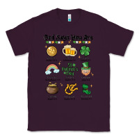 Plum god says you are st patrick's day Classic Tee - MaliasSmallBusiness