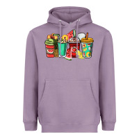Lavender Fruits coffee cups Heavyweight Hoodie - NancyCooperArtShop