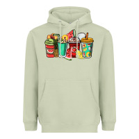 Matcha Fruits coffee cups Heavyweight Hoodie - NancyCooperArtShop
