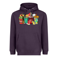 Plum Fruits coffee cups Heavyweight Hoodie - NancyCooperArtShop