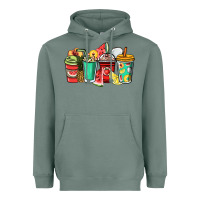 Sage Fruits coffee cups Heavyweight Hoodie - NancyCooperArtShop