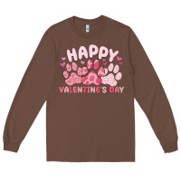 Chestnut happy valentine's day Long Sleeve Tee - MaliasSmallBusiness