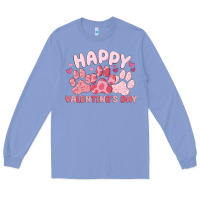 Colony Blue happy valentine's day Long Sleeve Tee - MaliasSmallBusiness