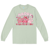 Matcha happy valentine's day Long Sleeve Tee - MaliasSmallBusiness