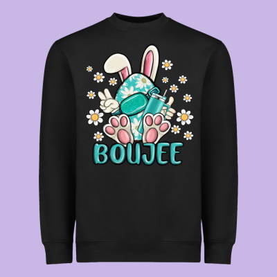Boujee  Easter  Egg Heavyweight Sweatshirt Designed By Maliassmallbusiness