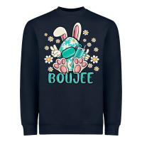 Navy boujee  easter  egg Heavyweight Sweatshirt - MaliasSmallBusiness