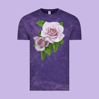 Silver Lining Rose Vintage Tee Designed By Lillyallendesigns