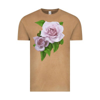 Vintage Camel Silver Lining Rose Vintage Tee - LillyAllenDesigns