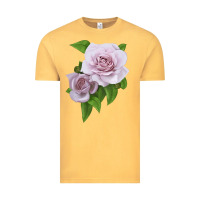 Vintage Mustard Silver Lining Rose Vintage Tee - LillyAllenDesigns