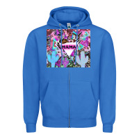 True Royal mama cowboy western animal pattern neon Zipper Hoodie - LillyAllenDesigns