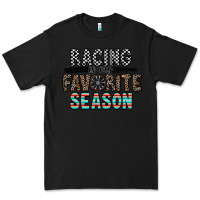 Black racing is my favorite season Premium Tee - CowhideDigitalArt