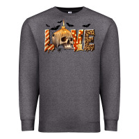 Charcoal Heather Halloween Love Premium Sweatshirt - texasbilliewilder