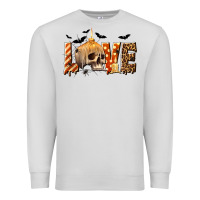 Dove Grey Halloween Love Premium Sweatshirt - texasbilliewilder