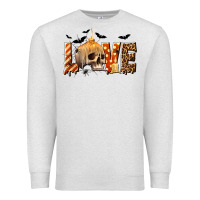 Oatmeal Heather Halloween Love Premium Sweatshirt - texasbilliewilder