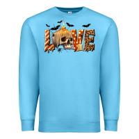 Ocean Blue Halloween Love Premium Sweatshirt - texasbilliewilder