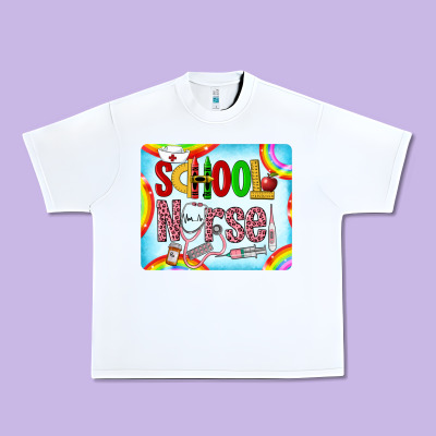 Western School Nurse Urban Heavy Tee Designed By Lillyallendesigns