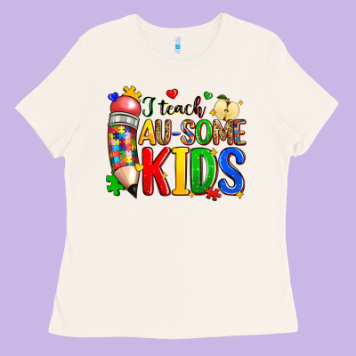 I Teach Au Some Kids Ladies Tee Designed By Zillion Design Studio