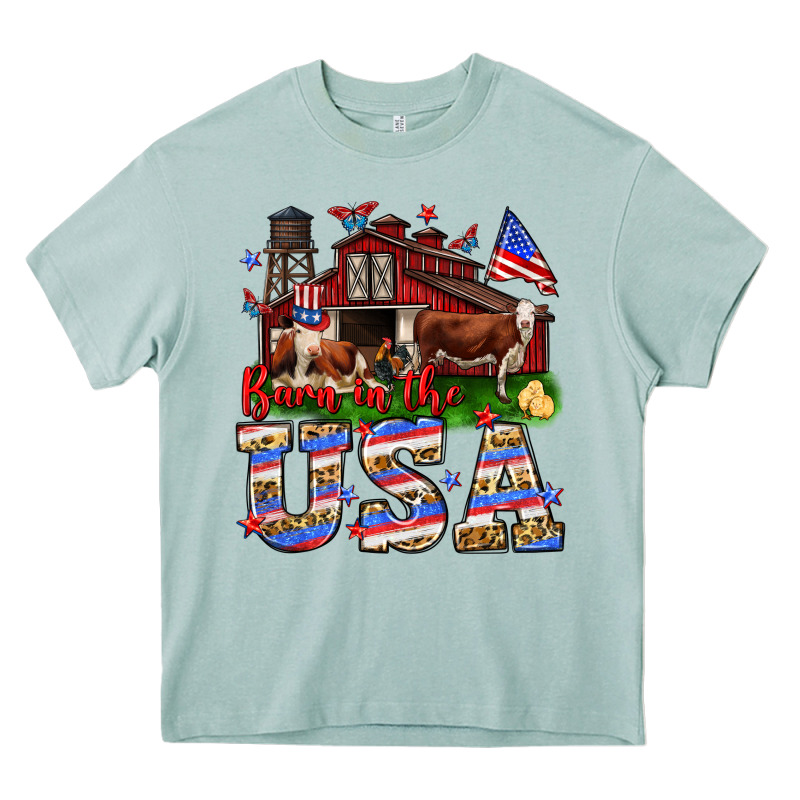 Barn In The Usa Heavy Core Tee by Neo Western | Teevron