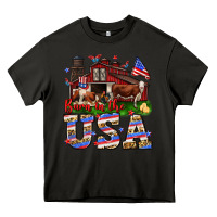 Asphalt Barn in the USA Heavy Core Tee - Neo Western