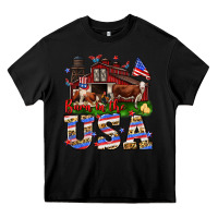 Black Barn in the USA Heavy Core Tee - Neo Western