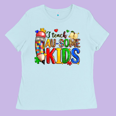 I Teach Au Some Kids Ladies Tee Designed By Zillion Design Studio