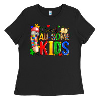 Black i teach au some kids Ladies Tee - Zillion Design Studio