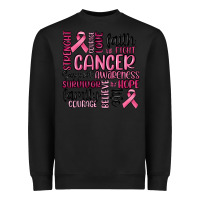 Black cancer awareness Heavyweight Sweatshirt - MaliasSmallBusiness
