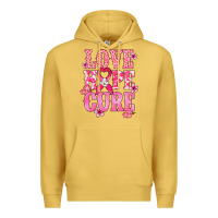 Antique Gold Love Hope Cure Cancer Awareness Premium Hoodie - HowdyJamesFarm