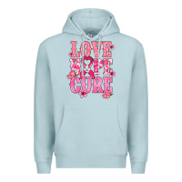 Blue Mist Love Hope Cure Cancer Awareness Premium Hoodie - HowdyJamesFarm