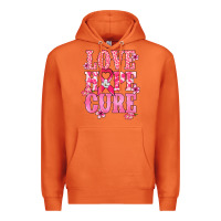 Carrot Love Hope Cure Cancer Awareness Premium Hoodie - HowdyJamesFarm