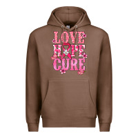 Chestnut Love Hope Cure Cancer Awareness Premium Hoodie - HowdyJamesFarm