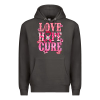 Smoke Love Hope Cure Cancer Awareness Premium Hoodie - HowdyJamesFarm