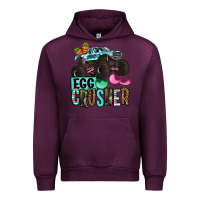 Mauve Wine Easter Day Monster truck Easter egg crusher Urban Hoodie - OliviaCreatesArt