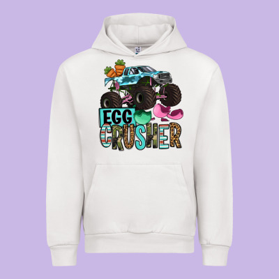 Easter Day Monster Truck Easter Egg Crusher Urban Hoodie Designed By Oliviacreatesart