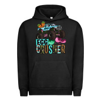Pigment Black Easter Day Monster truck Easter egg crusher Urban Hoodie - OliviaCreatesArt