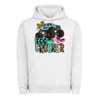 Pigment Lunar Rock Easter Day Monster truck Easter egg crusher Urban Hoodie - OliviaCreatesArt