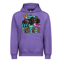 Tulip Easter Day Monster truck Easter egg crusher Urban Hoodie - OliviaCreatesArt