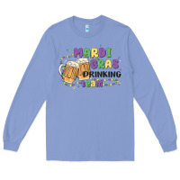 Colony Blue mardi gras drinking team Long Sleeve Tee - MaliasSmallBusiness